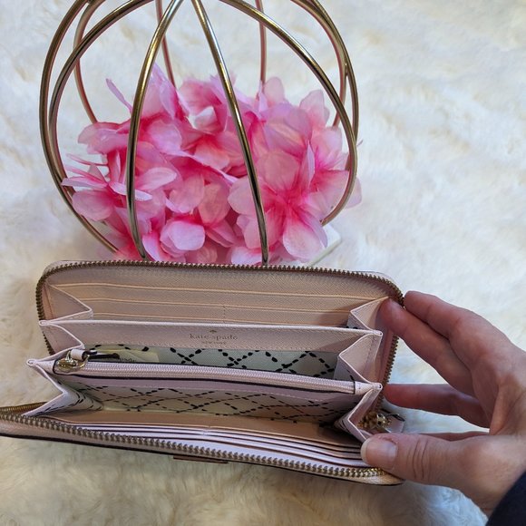 Kate Spade pink tote and  zippy wallet set - Picture 14 of 16